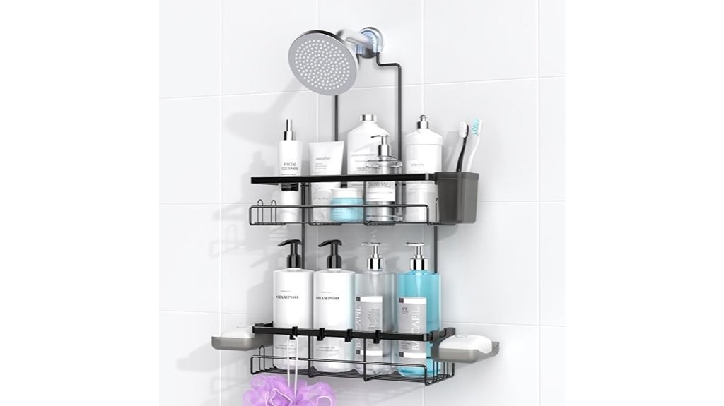 hanging bathroom storage solution