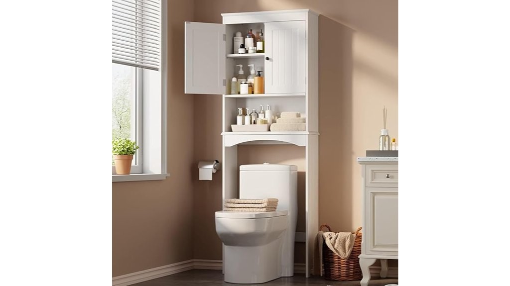 over the toilet storage cabinet