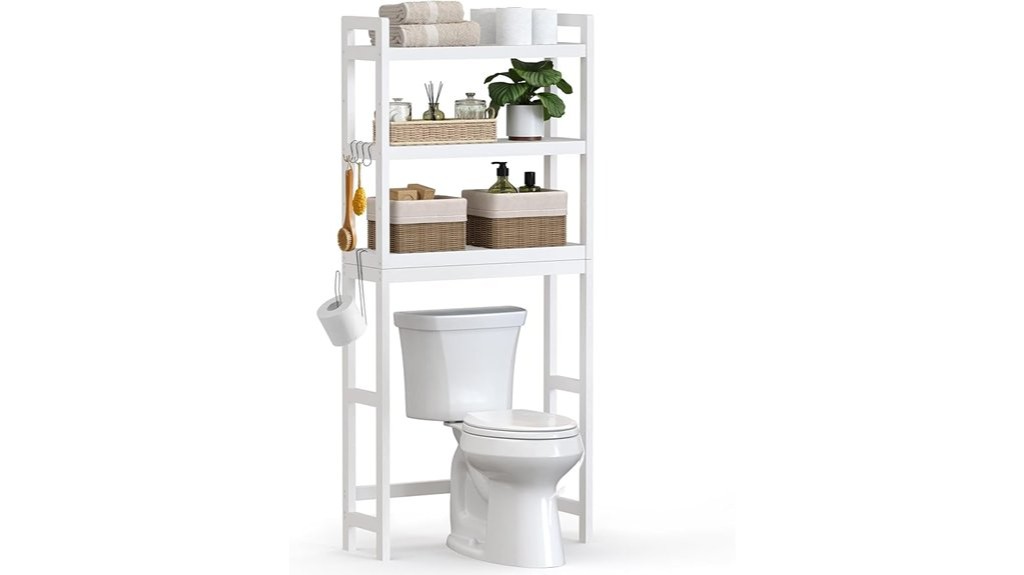 over the toilet storage organizer