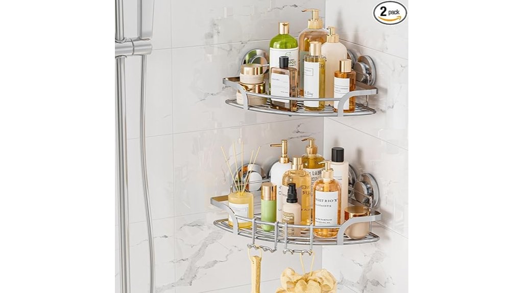 suction cup shower organizer