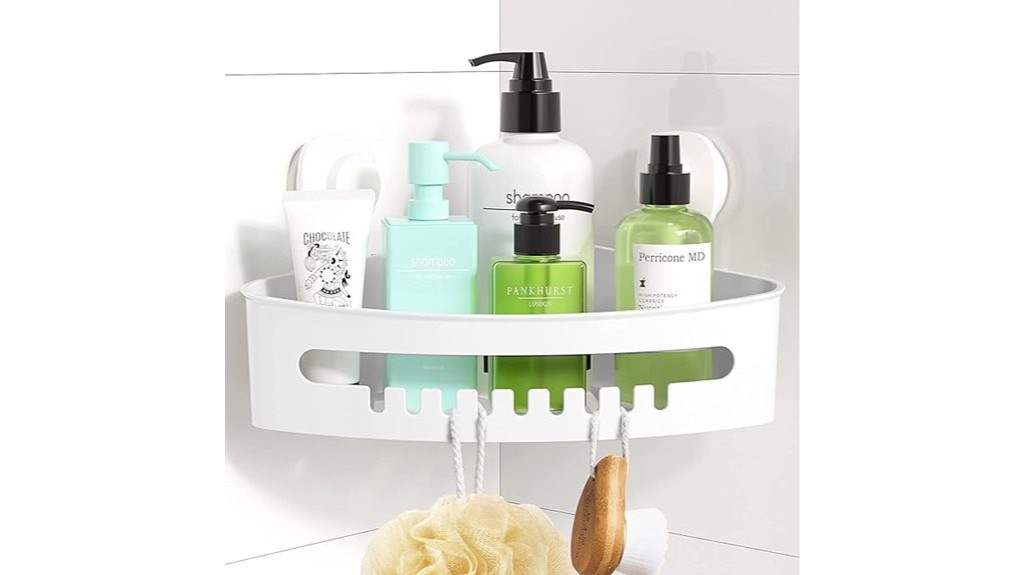 suction cup shower organizer